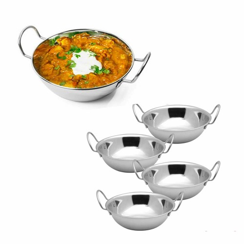 Stainless steel balti dish - balti,