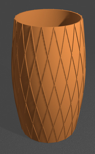 Geometric diamond vase - geometric, modern
