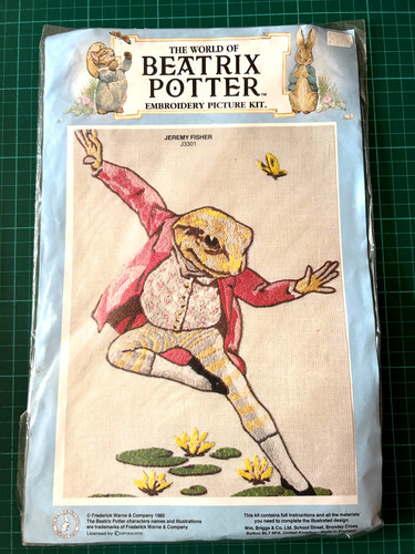 Vintage beatrix potter - vintage, crewel