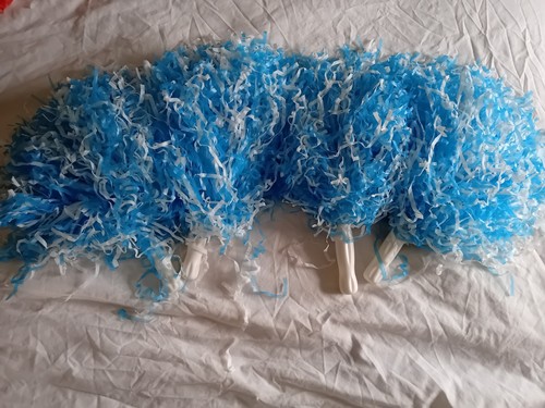 Cheerleading pom poms - cheerleading, blue