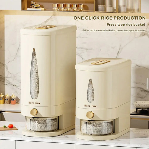 Large airtight rice dispenser - airtight,