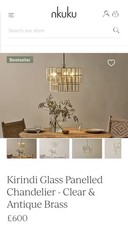 Nkuku Kirindi Glass Panelled