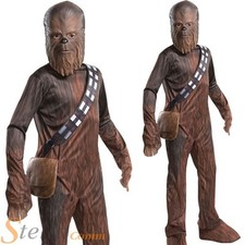 Boys Star Wars Force Awakens Episode 7 Chewbacca Wookie Fancy Dress Costume