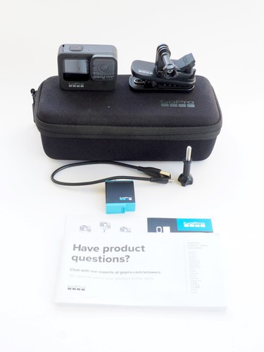 Gopro black with case and - 9,