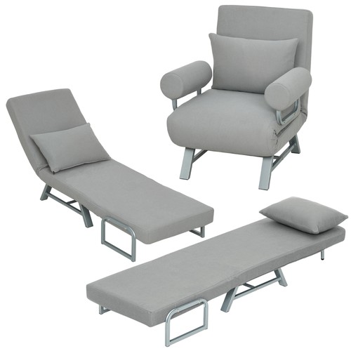 Homcom single sofa bed - single, bed,