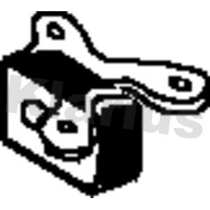 Klarius exhaust rubber mount - klarius,