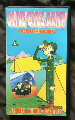 Popeye olive oyl - oyl's, vhs