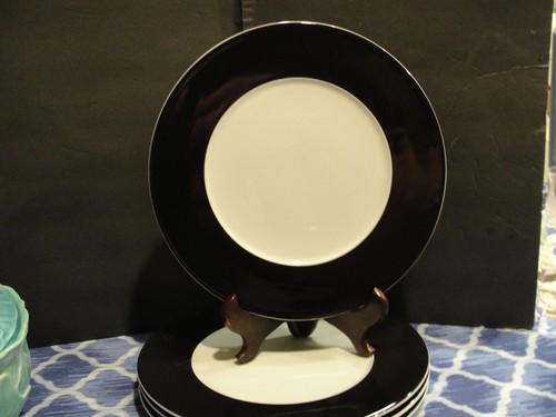 Rosenthal black rim chargers - black,