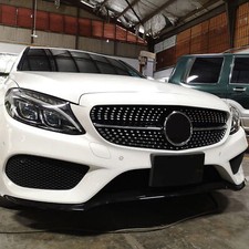 FOR MERCEDES W205 C CLASS DIAMOND GRILL GRILLE C200 C220 C250 C300 2015-2018