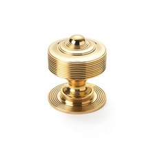 80mm Polished Brass Reeded