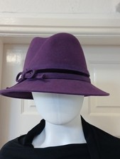Setmar Ladies Purple Wool Felt
