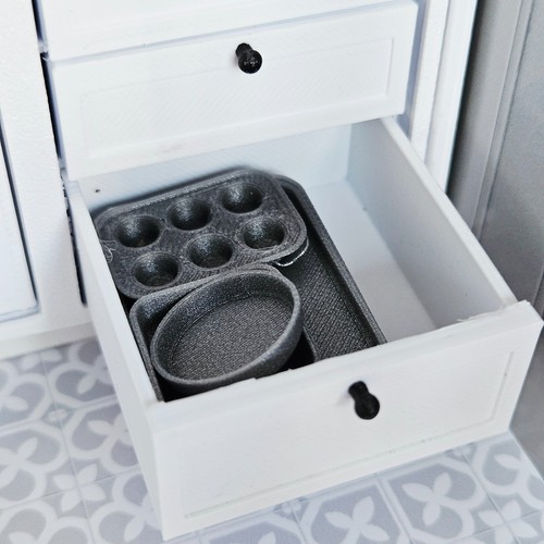 Dolls house baking set 5 - house, set,