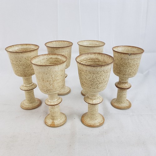 Stoneware goblets chalices - goblets,