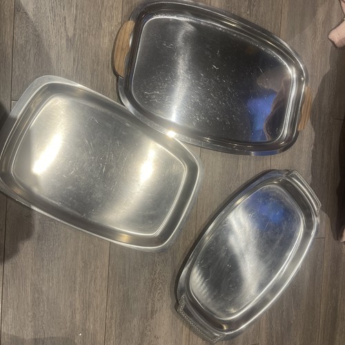 Vintage silver trays bundle - bundle, x