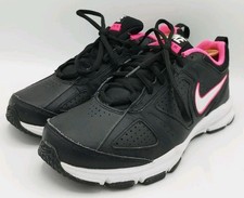 Nike Womens T-Lite Xi Running Trainers 616696-016 Black/White/Pink Size 6 UK VGC