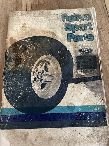 Ford rally sport parts - rally, book