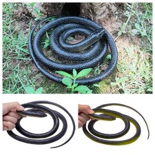 1.23m Rubber Snakes Realistic Snake Simulation Anaconda Halloween Tricky Toy