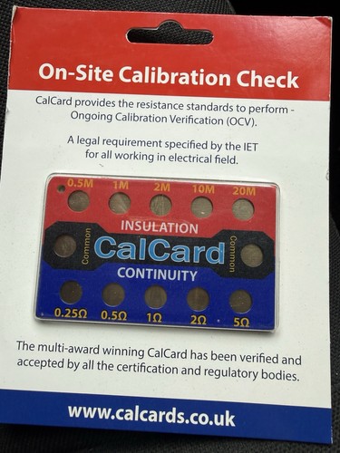 Calibration card - calibration,