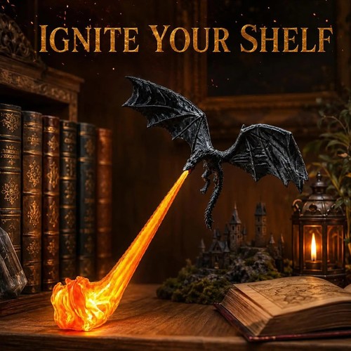 Fire breathing dragon night - dragon,