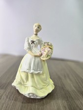 Vintage Royal Worcester Lady Figurine Spring Fair' Collection Bone China