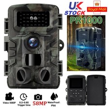 58MP 1080P Hunting Trail Camera Wildlife Waterproof Cam Night Vision+32G SD Card