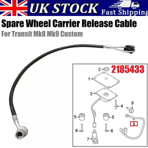Spare wheel carrier release - carrier,