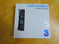 Three Mobile - ZTE MF112 Mobile Broadband Dongle - Black - Boxed