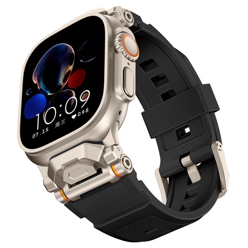 Silicone rubber strap metal - silicone,