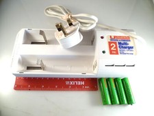 Uniross 2 Hour Battery Charger 4x AA, C or D Type NiCd or NiMh OM1021