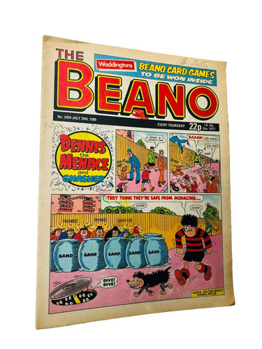 Comic the beano - beano, 1989