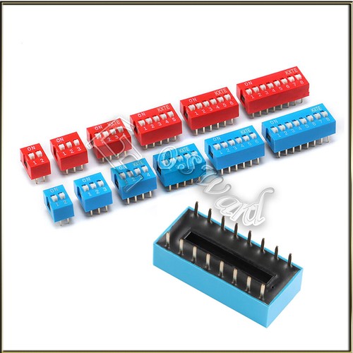 Slide dip switch - slide, 2.54mm