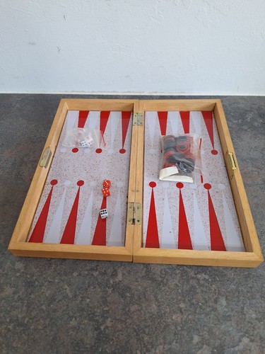 Travel backgammon set complete - travel,