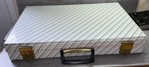 White vintage cassette - cassette, box