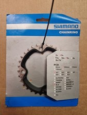 Shimano FC-M660 Chainring 3x9s 104mm PCD 32t SLX Alumunium Black Silver