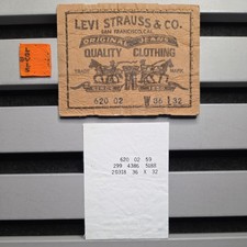 Vintage Levi's 620 Orange Tab