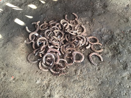 Horseshoes used - 10, horseshoes,