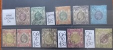Hong Kong E7 1903+ stamps GU