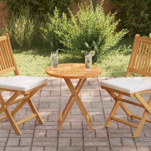 Round solid teak - round, table
