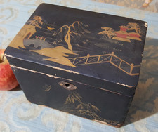 Lacquered Box Tea Caddy