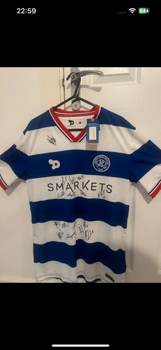 Qpr signed shirt - shirt, 16/17