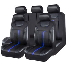 Full Set Car Seat Covers Leather Look Seat Protectors For Vauxhall Corsa Astra