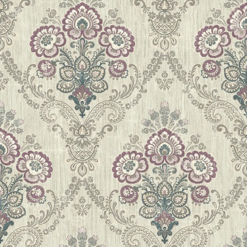 Wallquest indian paisley - indian,