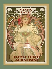 Vintage Coffee Mucha Latte
