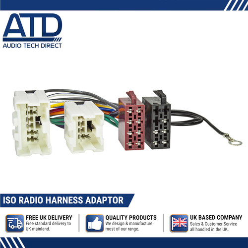 Iso radio adaptor for - for, nissan