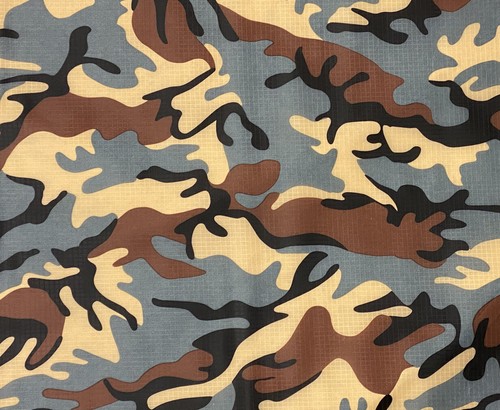 Waterproof camo ripstop - camo,