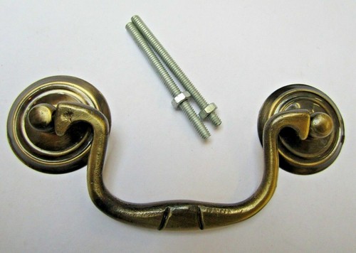 Large antique brass - large, cabinet