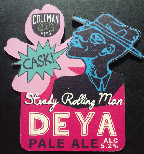 Deya brewery hand pump badge - deya,