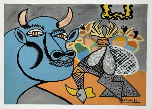 Pablo picasso - pablo, (handmade)
