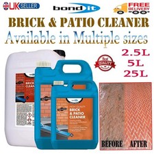 Bond It Brick & Patio Acid Cleaner Powerful Acidic Cleaning Tiles Size 2.5/5/25L