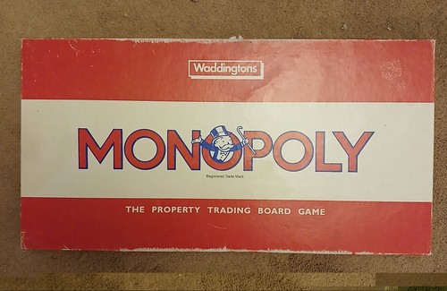 Monopoly board game vintage - board,
